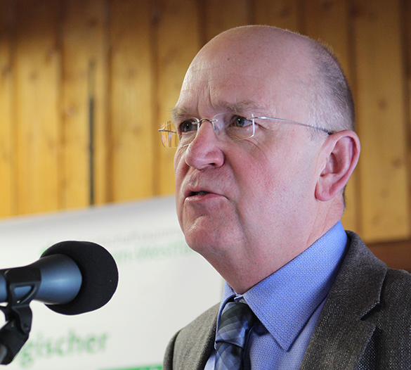 Präsident Karl Werring hob die Chancen hervor, die der Biomarkt Betrieben in NRW bietet.