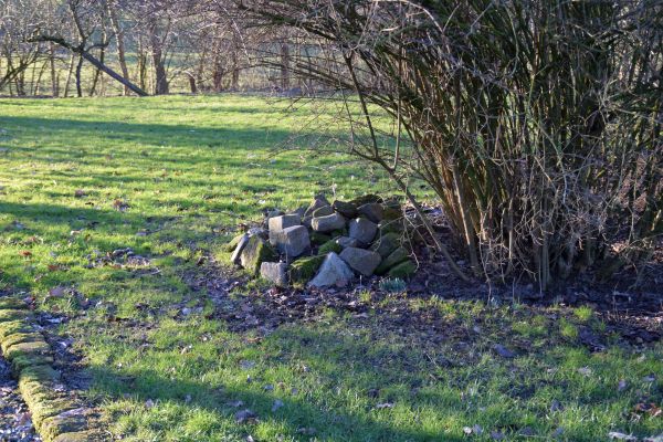 Steinhaufen für Kleintiere
