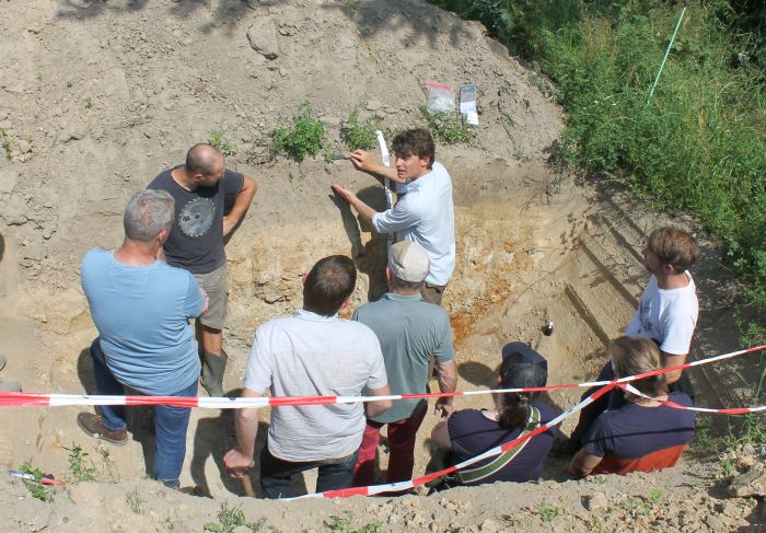 Ackerbaufeldtag Stautenhof Bodenprofil