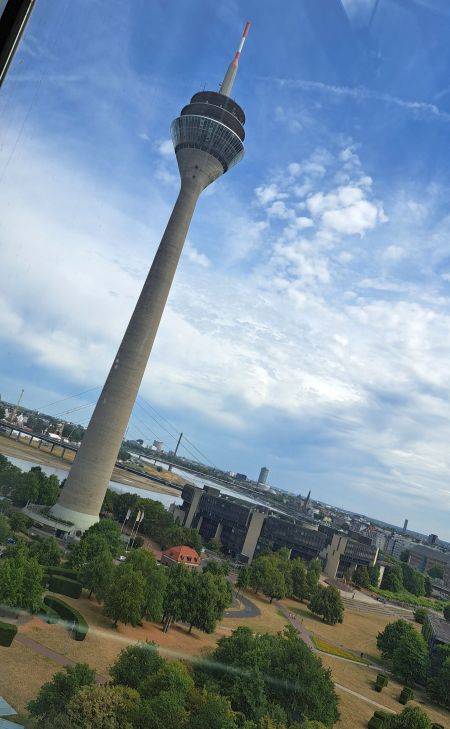 Düsseldorf aus der Vogelperspektive