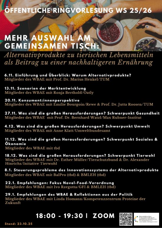 Plakat Termine Ringvorlesung