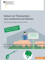 Infobroschüre Schutz vor Tierseuchen
