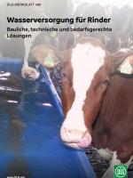 Wasserversorgung für Rinder DLG-Cover
