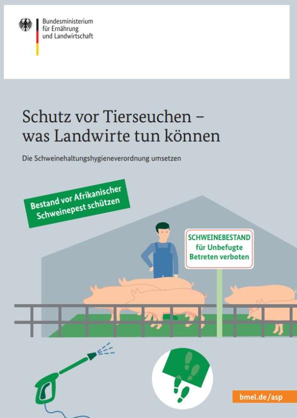 Infobroschüre Schutz vor Tierseuchen