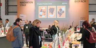 Biofach Halle mit Neuheiten